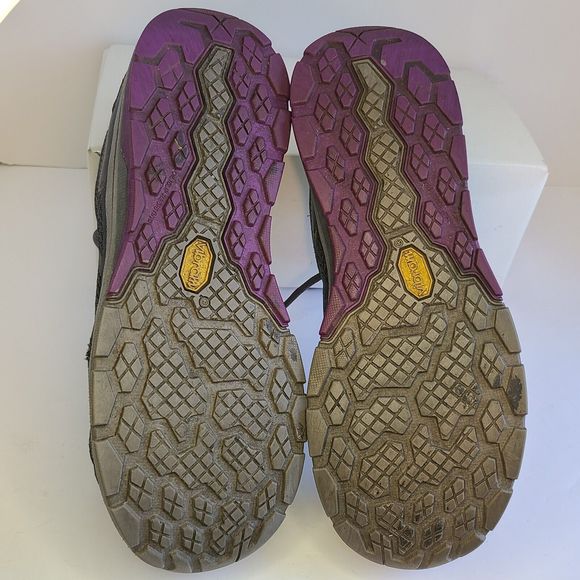 RED WING Women's (9B) Gray & Purple Cooltech Safety Toe Athletic Work Shoes 2343 - Picture 9 of 13